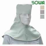 安全保護用品 10017 溶接帽 綿100%(ツバ無・たれ有) 桑和 SOWA SW10017